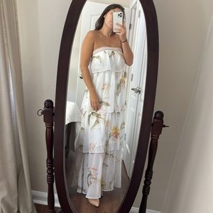 White House Black Market Floral Maxi Dress